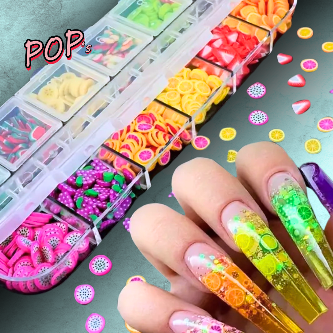 Fimo | Coffret fruits variés | produits décos ongles