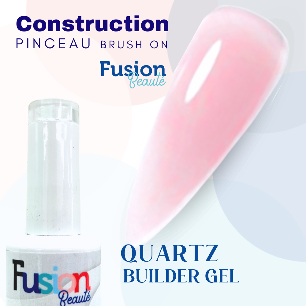 Gel de Construction Auto-Nivelant au Pinceau |NATURELLE QUARTZ rose | Builder Gel Brush On