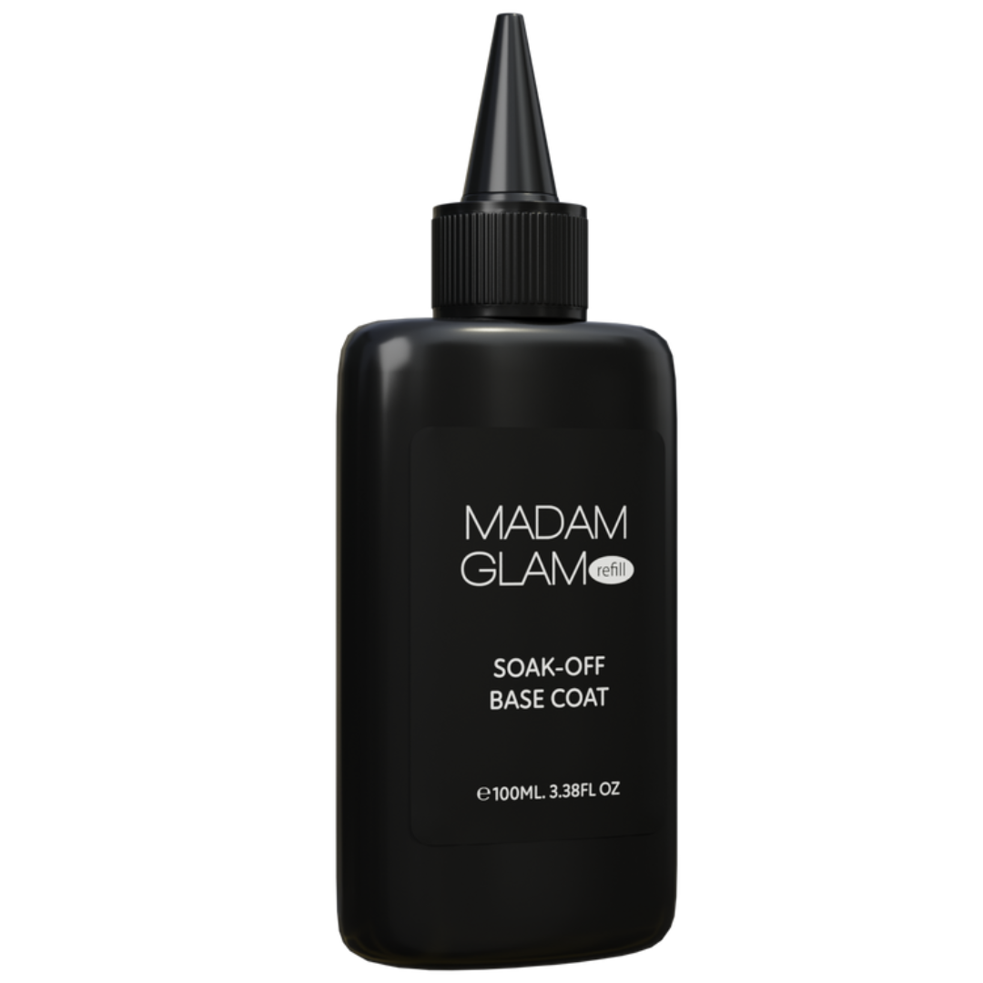 BASE COAT | Format REFILL remplissage = 🔥7 bouteilles regulières | MADAM GLAM