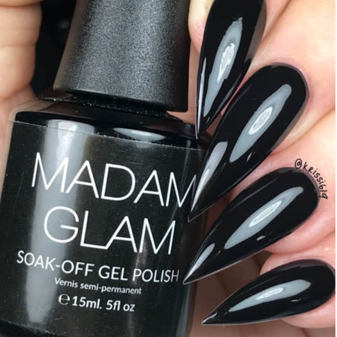 Perfect black | vernis UV parfait noir | Madam Glam