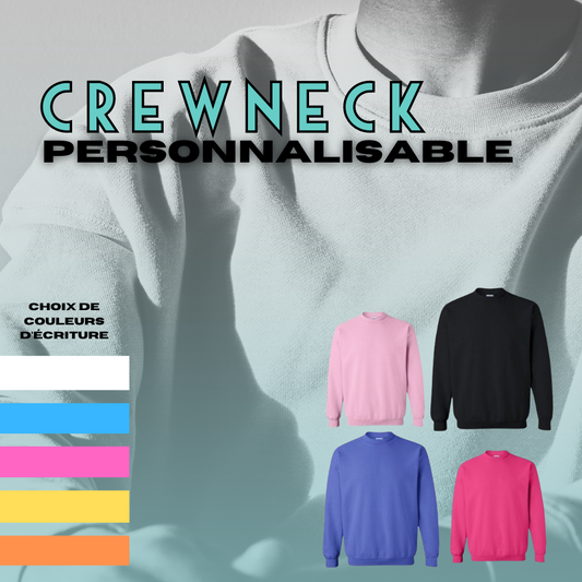 Crewneck coton de qualité | personnalisable B4G1FREE