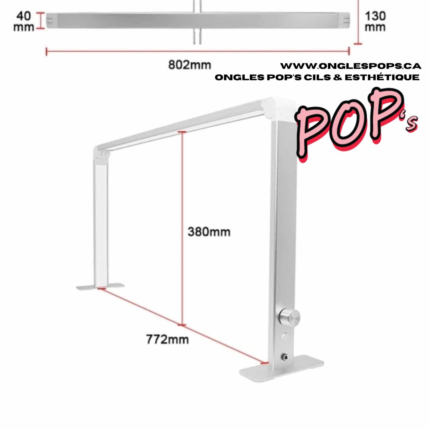 *DÉPOT DE RÉSERVATION SEULEMENT * La POPSSQUARE - Lampe