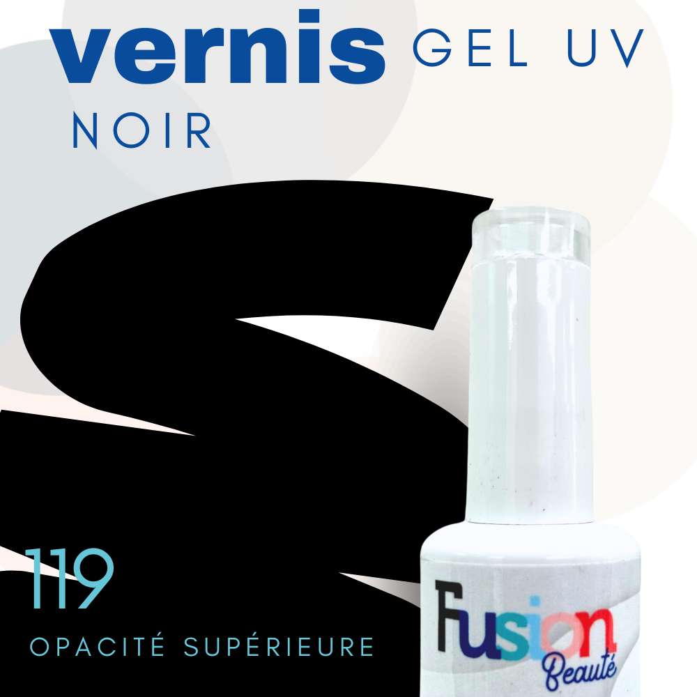 NOIR Vernis UV / LED  119 Fusion Beauté