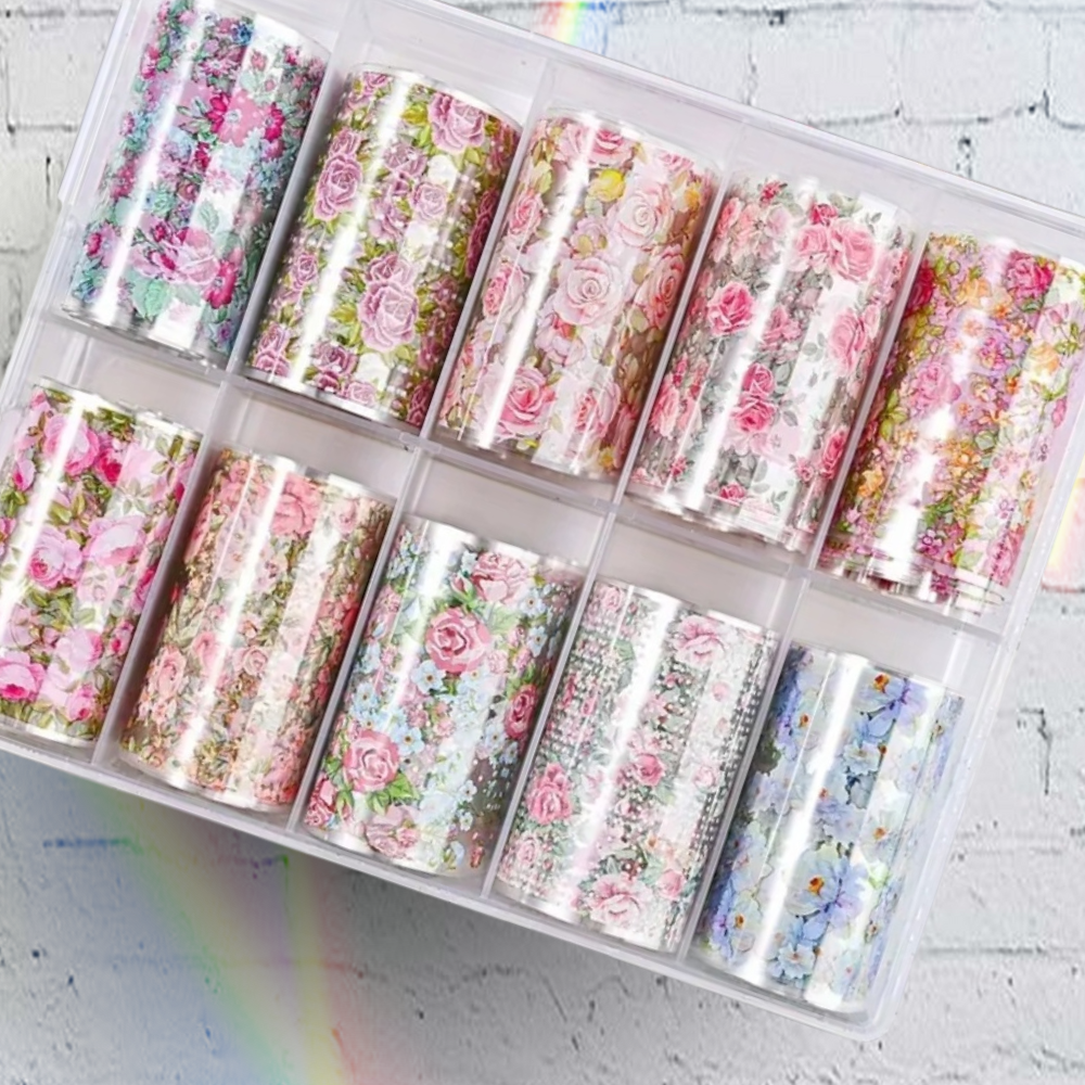 10x Foils | Fleurs Doux Printemps