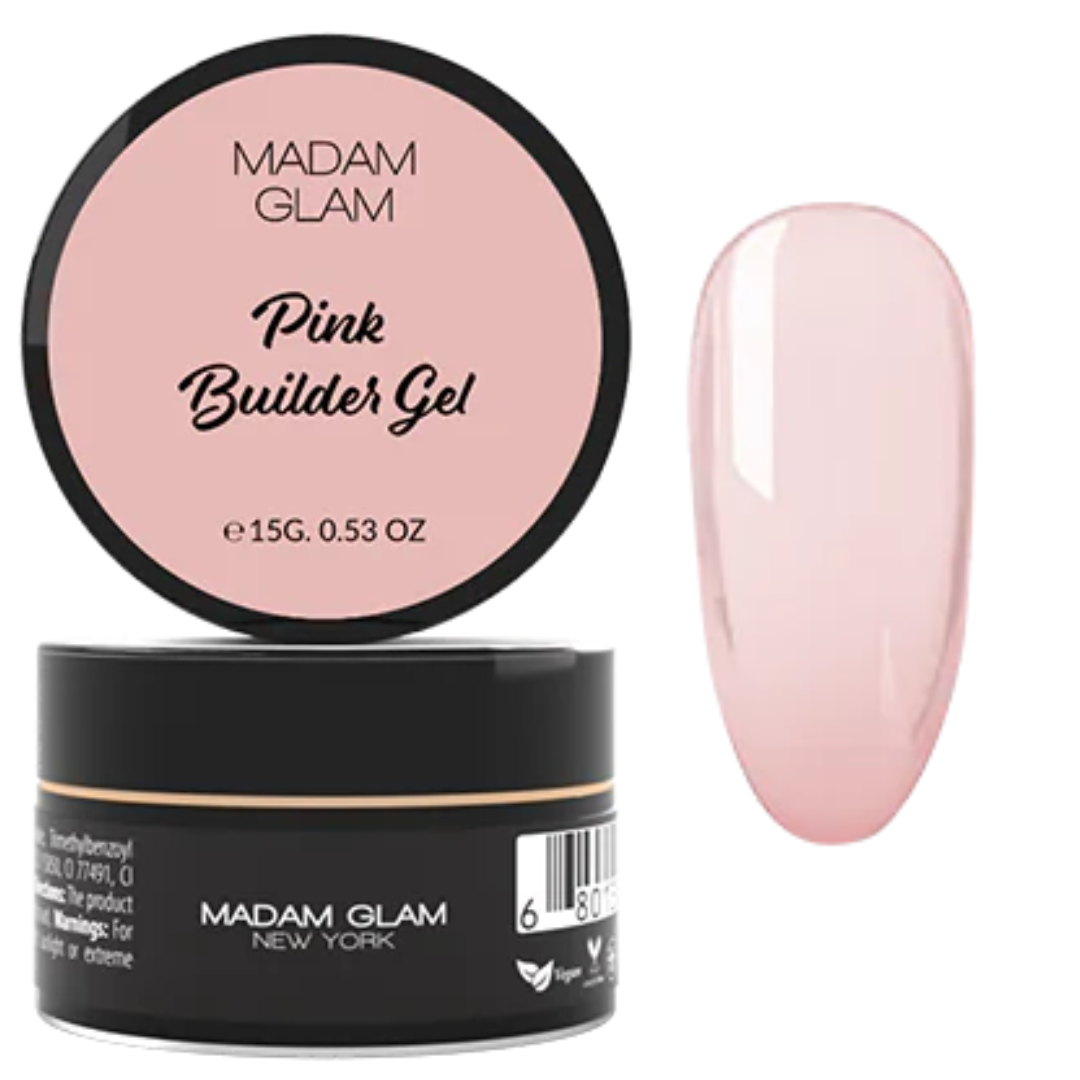 Gel de construction ROSE - PINK Builder Gel  | MADAM GLAM