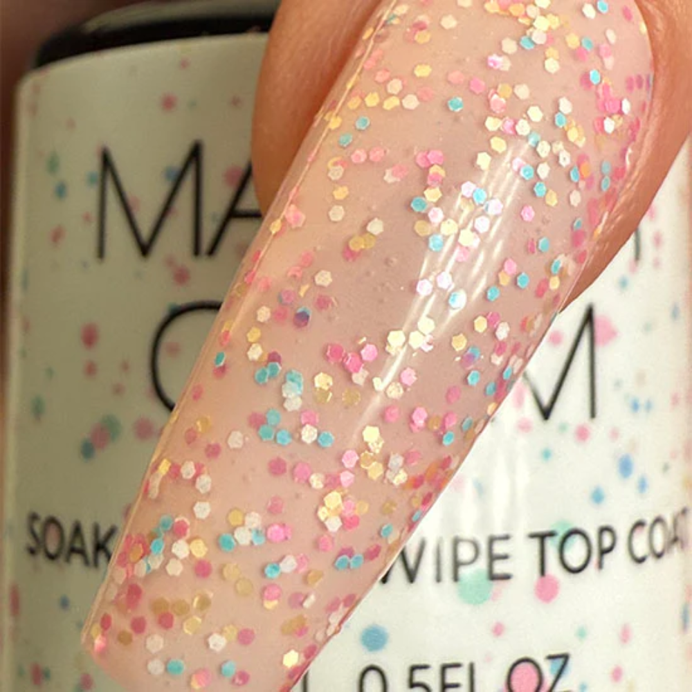 Top coat UV/LED Finition | GLAM sprinkles CONFETTIS 2025 | MADAM GLAM - Collection secret garden