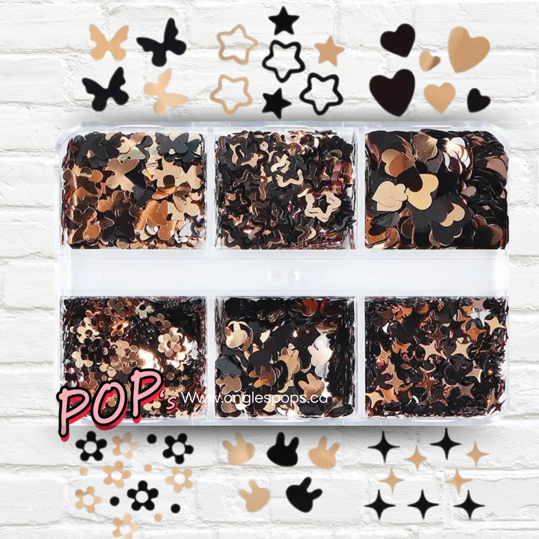 Coffret CHIC ESTIVAL | or & noir