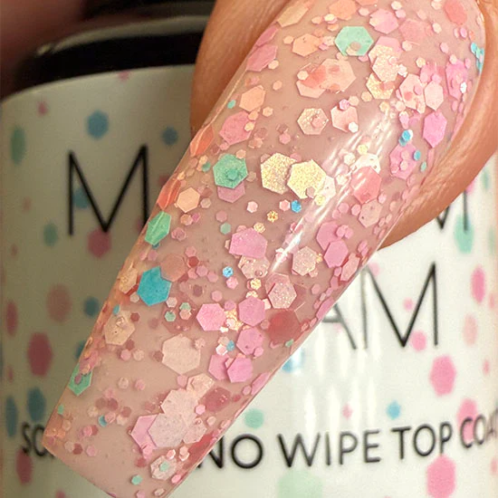 Top coat UV/LED Finition | LOVE sprinkles CONFETTIS 2025 | MADAM GLAM - Collection secret garden (Copie)