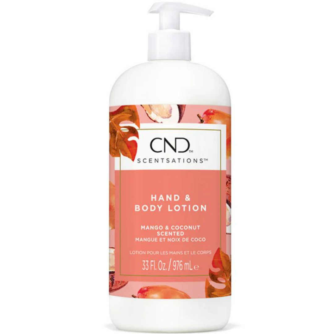 Lotion CND SCENTSATIONS 33 oz | MANGO & COCONUT | GROS FORMAT