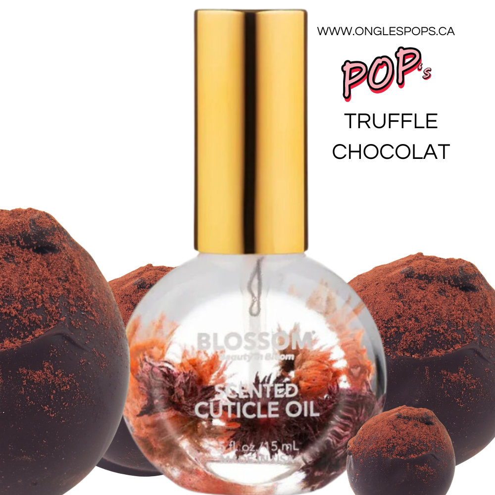 TRUFFLE CHOCOLATE | 15ml - 0.5oz | huile à cuticule BLOSSOM OIL