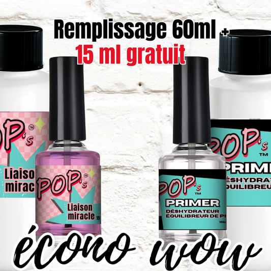 Liaison Miracle + Primer ECONO WOW - REMPLISSAGE 60ML + 15 ml GRATUIT