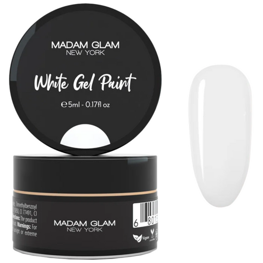 Gel paint blanc OPAQUE | MADAM GLAM | No wipe