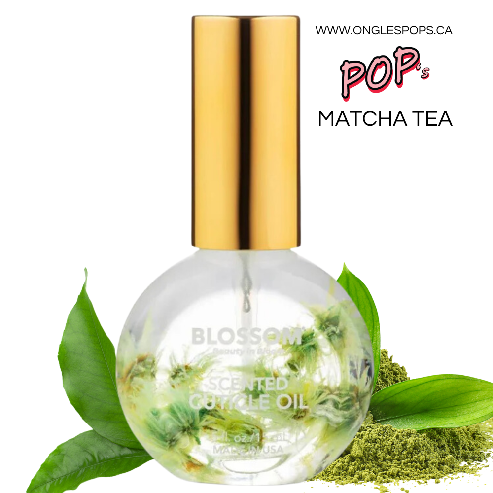 MATCHA TEA | 15ml - 0.5oz | huile à cuticule BLOSSOM OIL