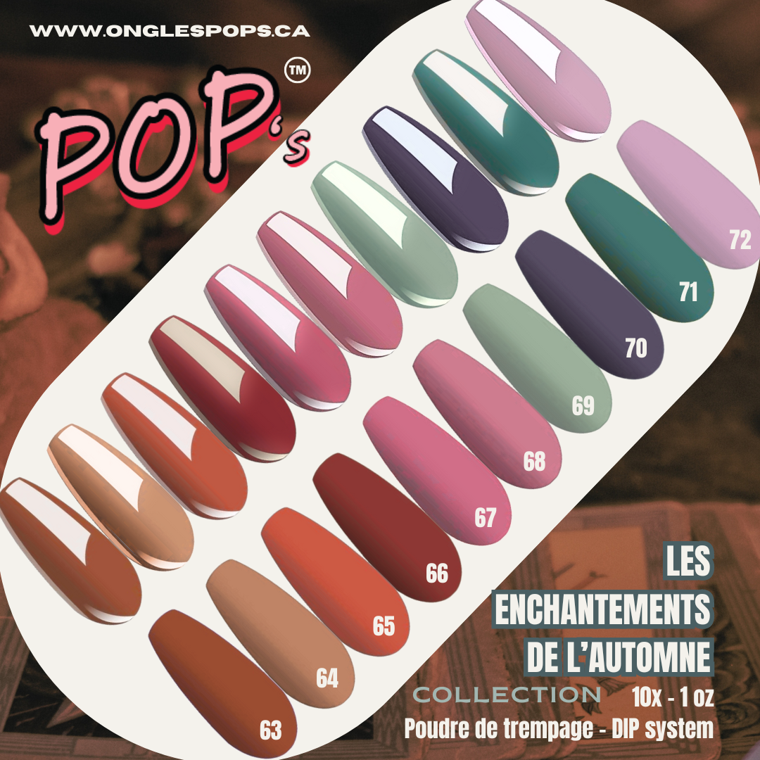 Les Enchantements d'automne | COLLECTION COMPLÈTE 10 X 1oz | 10 couleurs