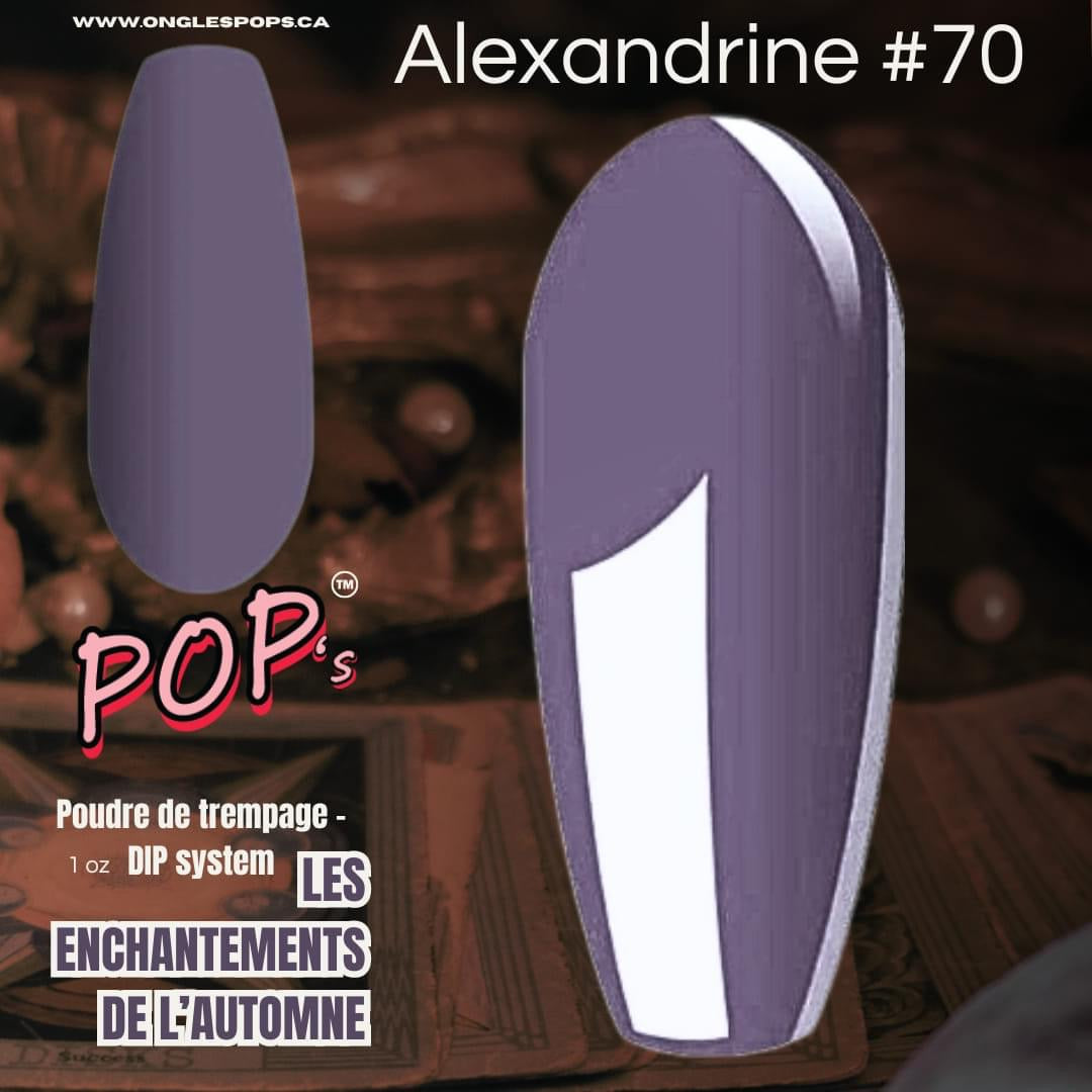 Alexandrine 1 oz / Poudres de couleurs POP'S pour résine et poudre