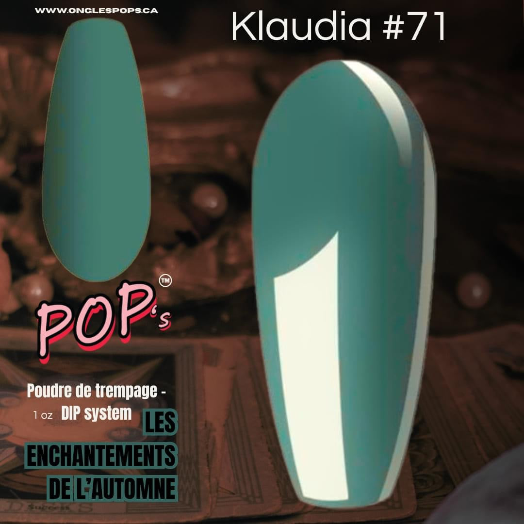 Klaudia 1oz / Poudres de couleurs POP'S pour résine et poudre