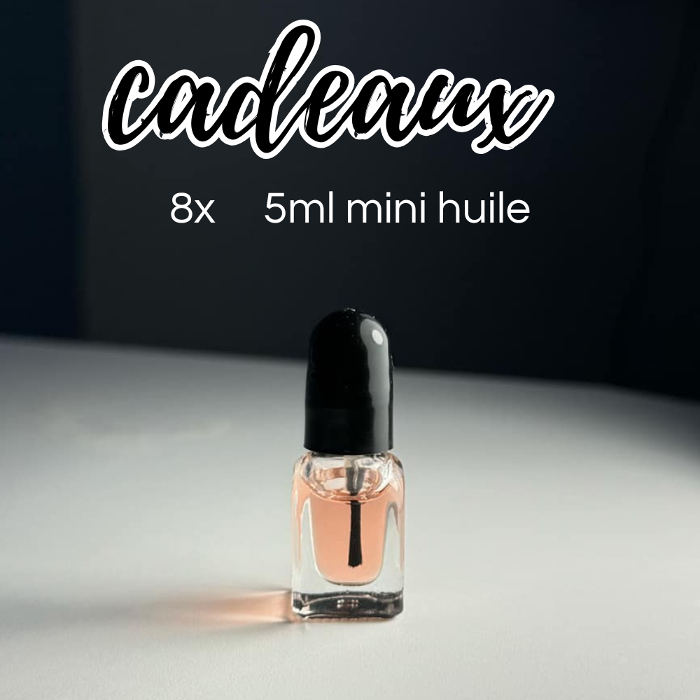 HUIT UNITÉS x mini huile cuticules | Pour vos clientes chouchous * Cadeaux de Noel ou revente - Mandarine