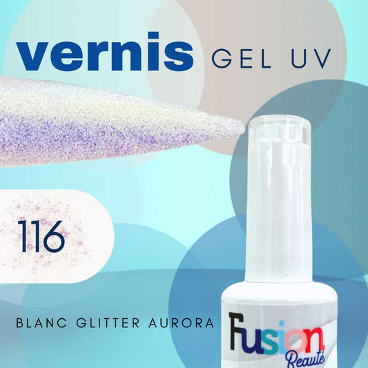 116 Vernis UV | LED - BRILLANT blanc AB