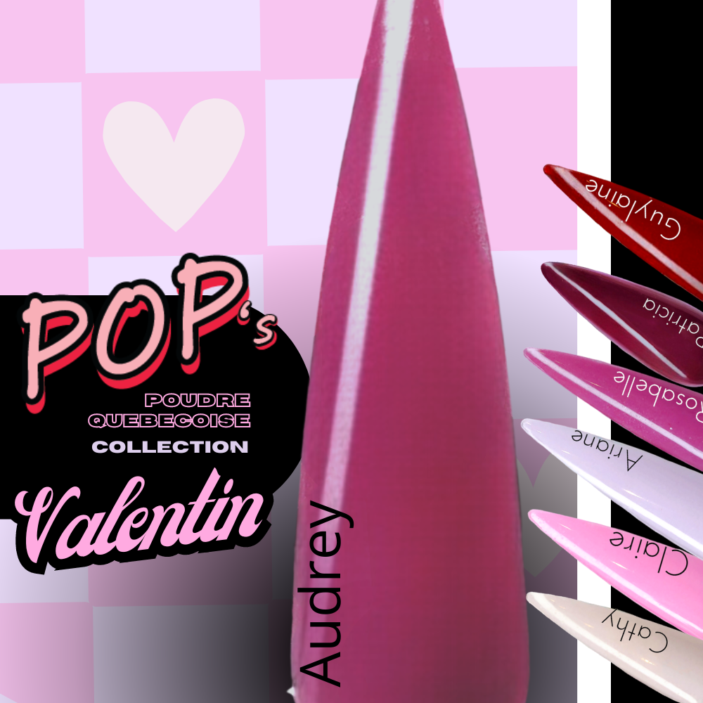 Audrey 1oz / Poudres de couleurs POP’S pour résine et poudre