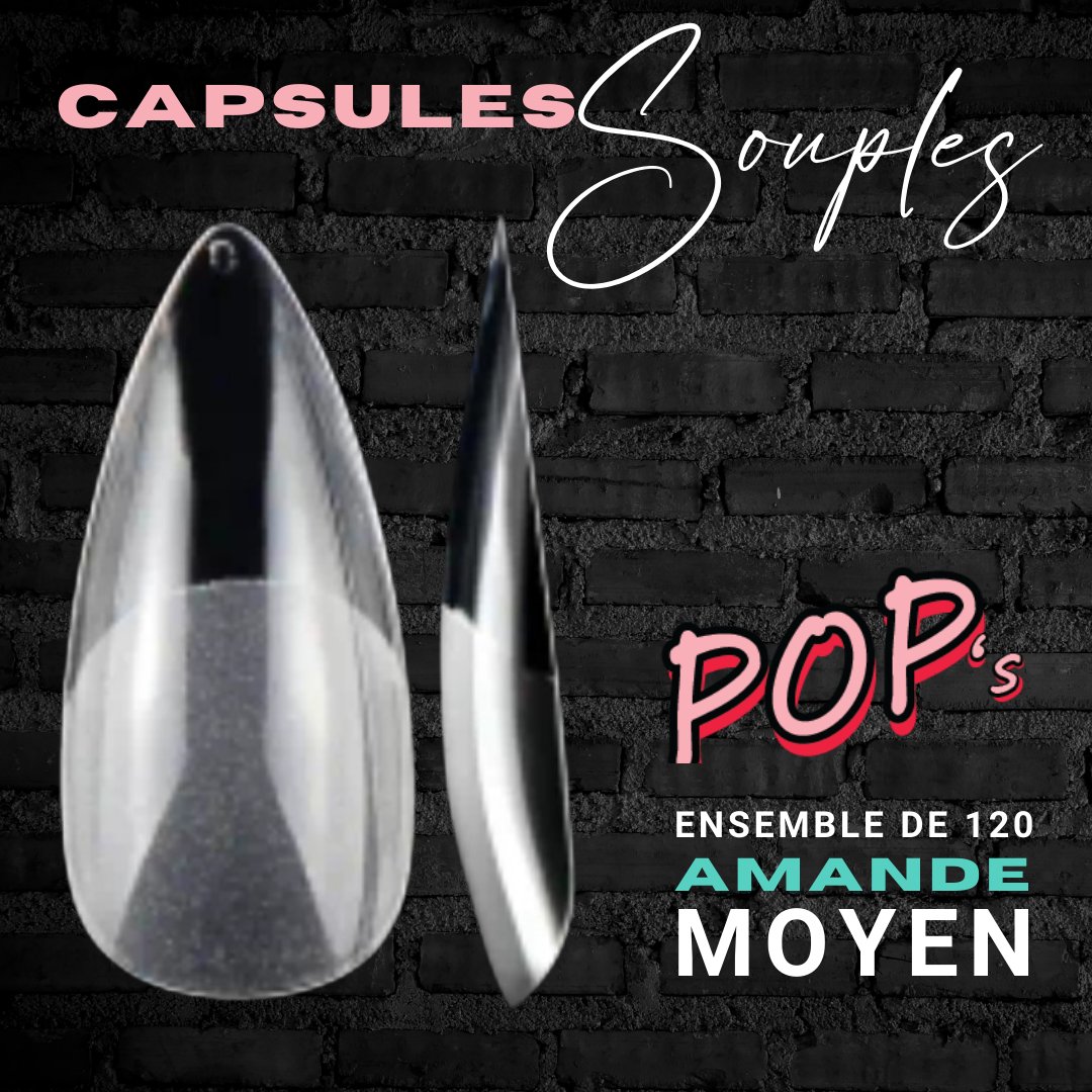 Capsules pleines souples | AMANDE moyen | 120X