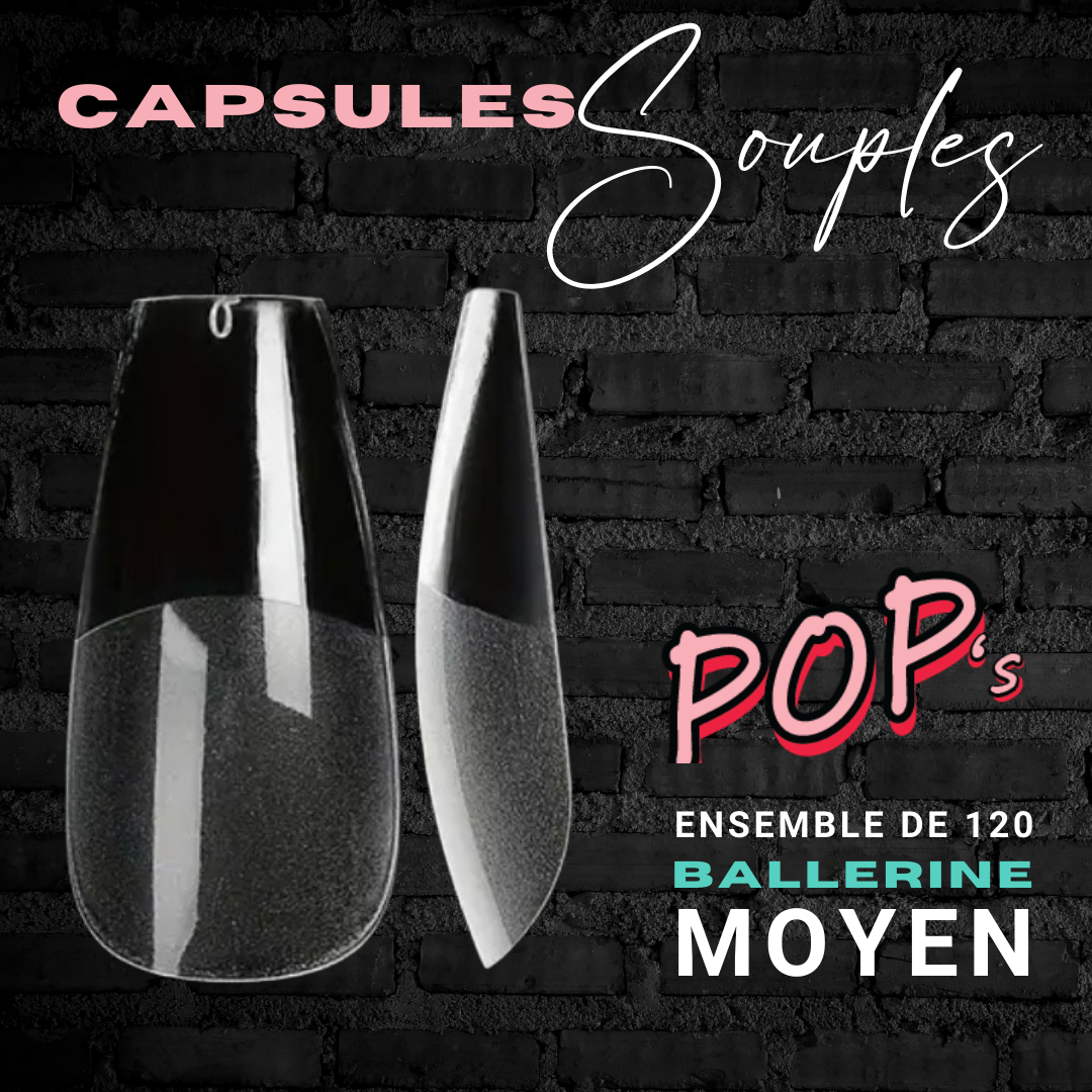 Capsules pleines souples | BALLERINE moyen | 120X