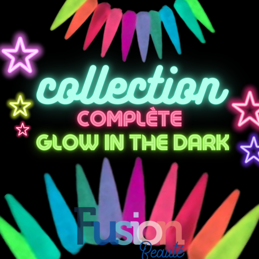 Collection GLOW IN THE DARK 10x 1oz Fusion Beauté