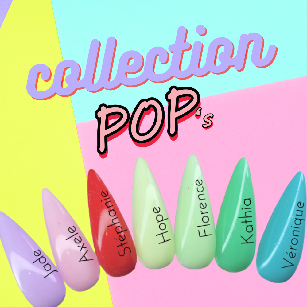 Collection POP's / collection complète - Poudres de couleurs POP'S pour résine et poudre