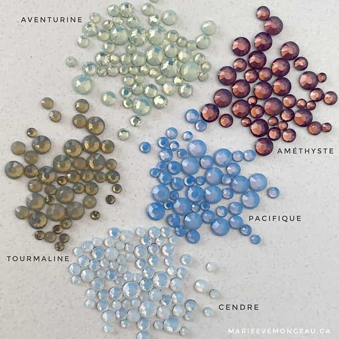 Diamants | Améthyste et tourmaline perlé - Marie- Eve