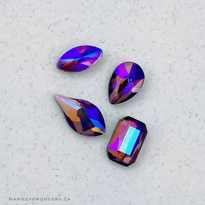 DIAMANTS FORMES | VIOLET SKY- RECTANGLE Marie-Ève Mongeau