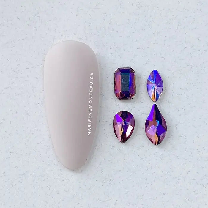 DIAMANTS FORMES | VIOLET SKY- RECTANGLE Marie-Ève Mongeau