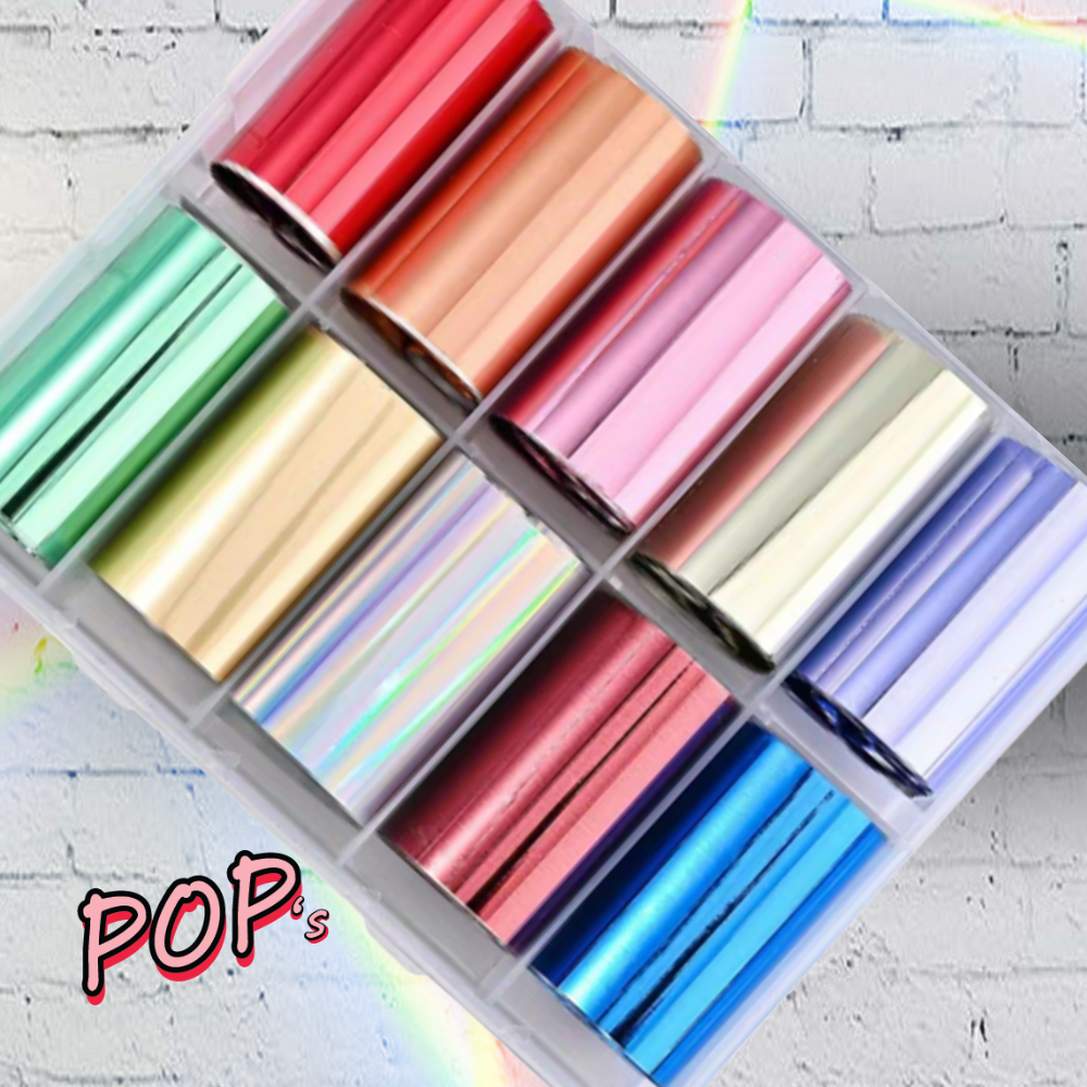 Foils 10x | Couleurs holo