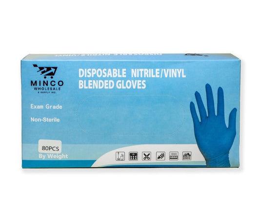 Gants mélange vinyl/Nitrile | Médium