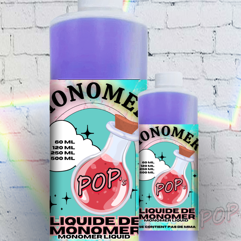 Monomer | Liquide Acrylique| Plusieurs Formats