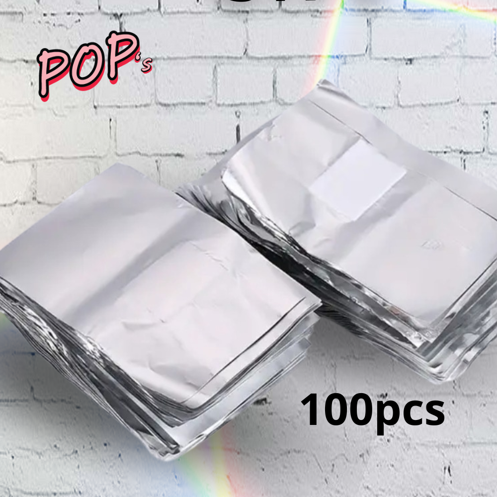Papier avec tampon pour le retrait du vernis gel 100 pcs