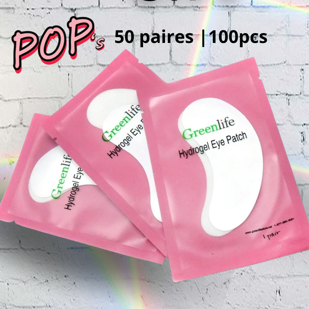 Patch Hydrogel + collagène pour extensions de cils