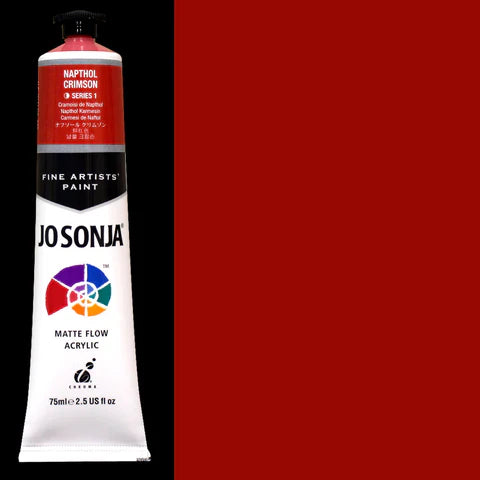 Peinture acrylique Jo sonja NAPTHOL CRIMSON