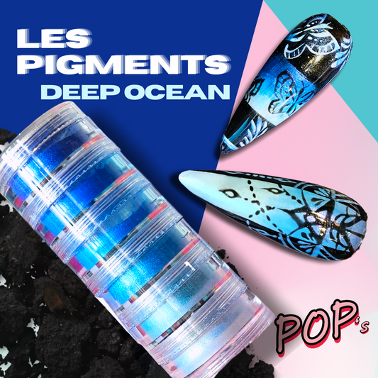 Pigments perlés DEEP OCEAN 6 couleurs