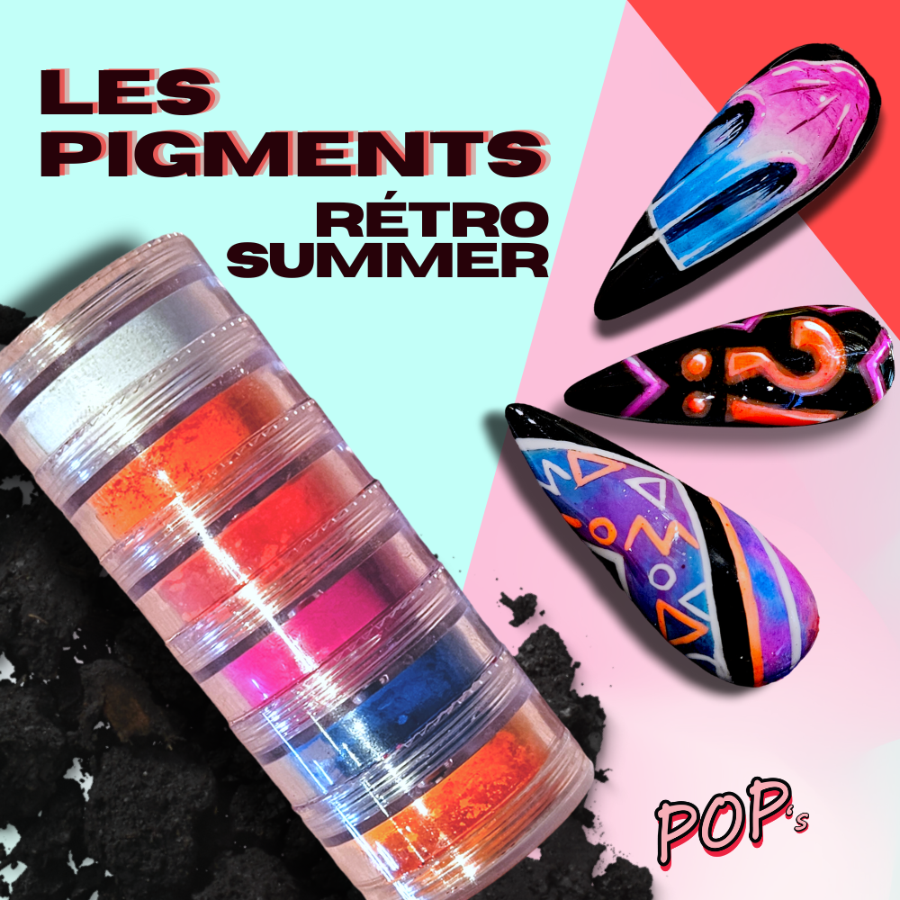 Pigments Rétro summer 6 couleurs