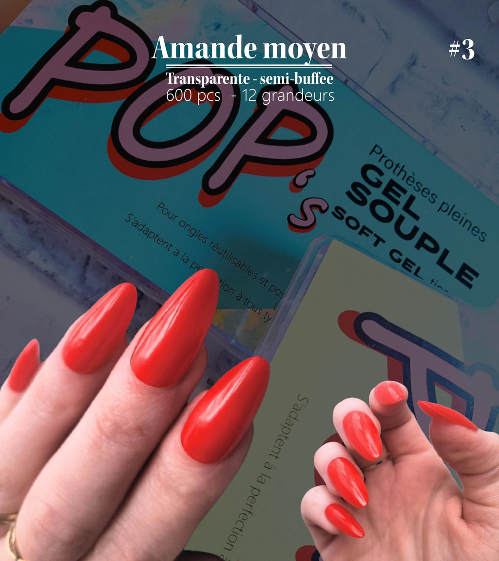 Capsules pleines gel souple - #3 Amande moyen