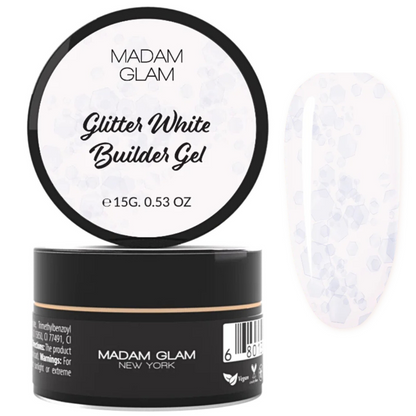 Gel construction Glitter | Builder gel UV | Collection Glitter | MADAM GLAM