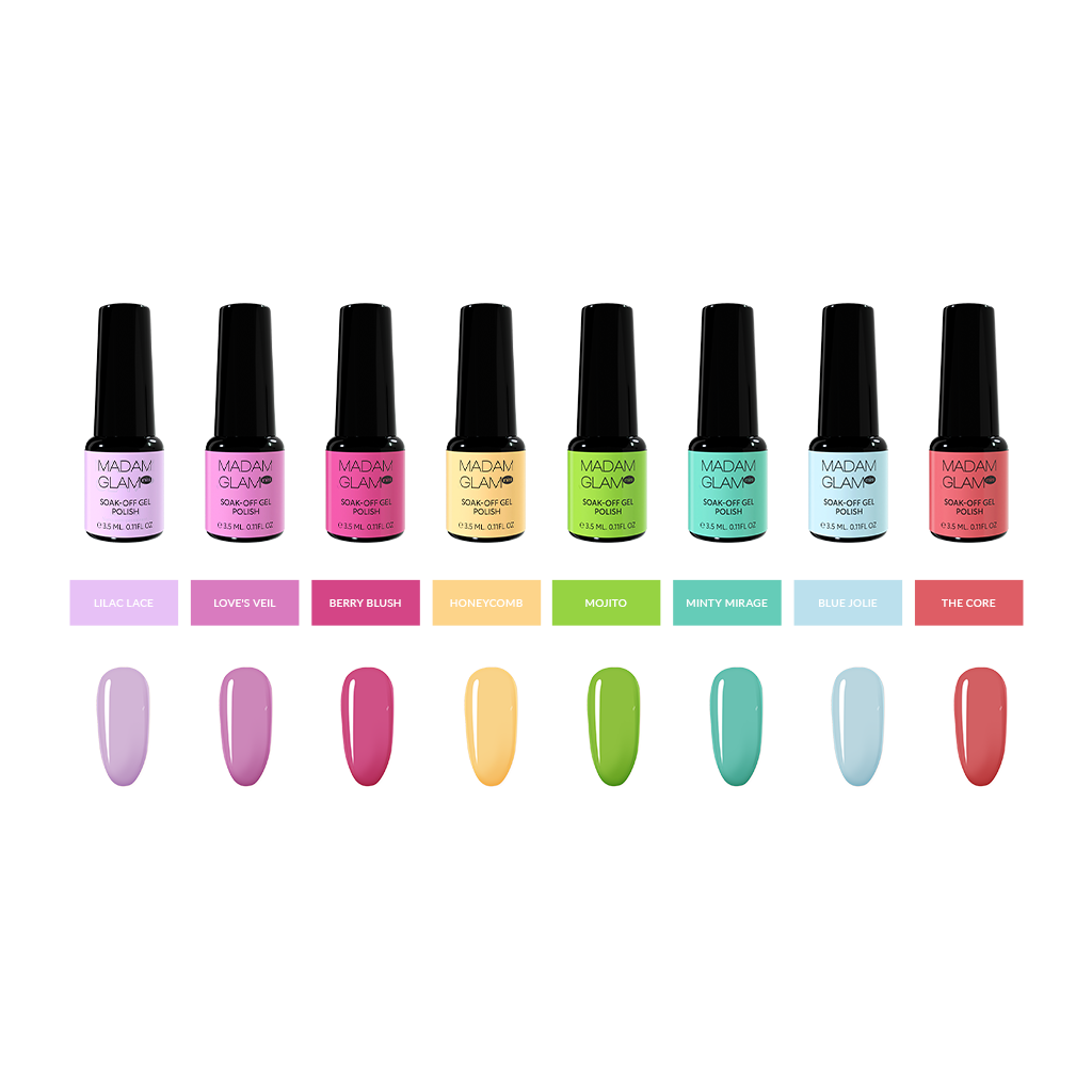 Collection printemps - été 2025 | 8 couleurs mini | MADAM GLAM