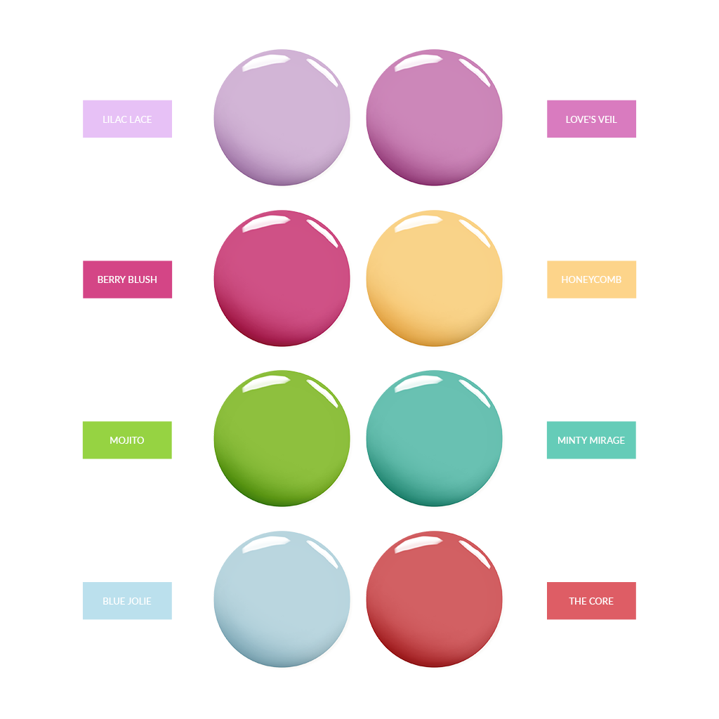 Collection printemps - été 2025 | 8 couleurs mini | MADAM GLAM