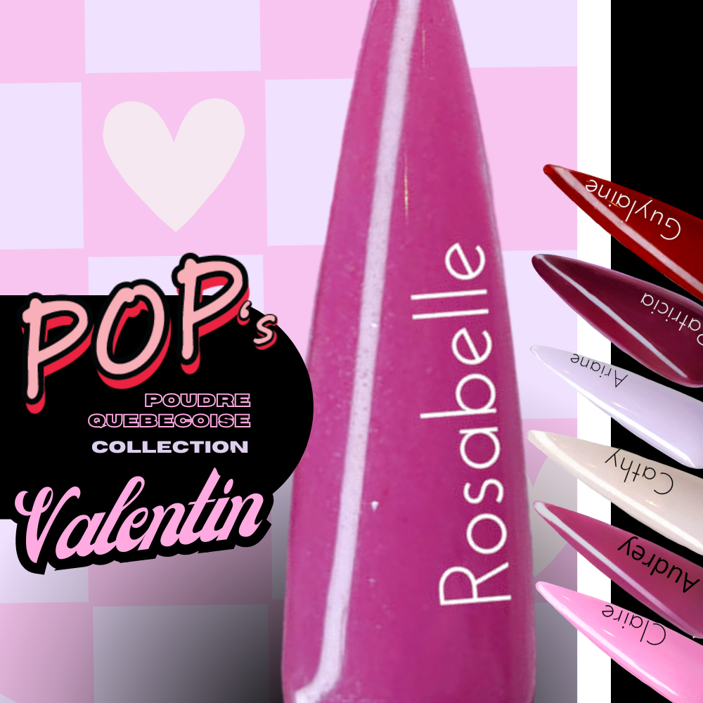 Rosabelle 1oz / Poudres de couleurs POP’S pour résine