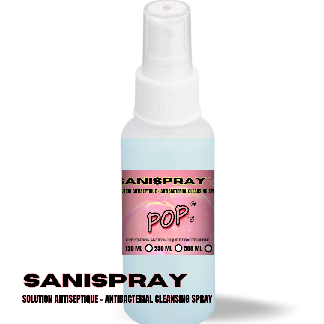 SaniSpray - solution antibactérienne  | Plusieurs formats