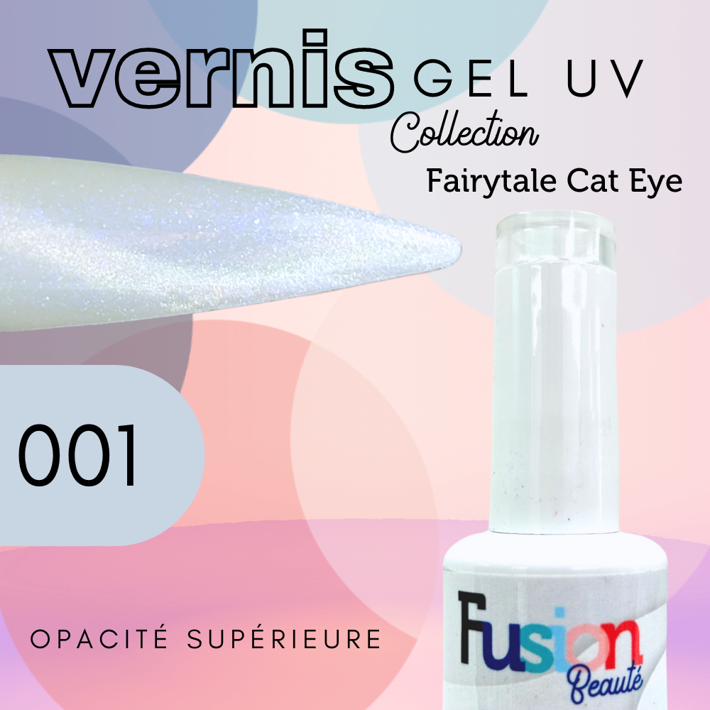 Vernis Gel Uv Fusion Beauté – Fairytale Cat Eye 001