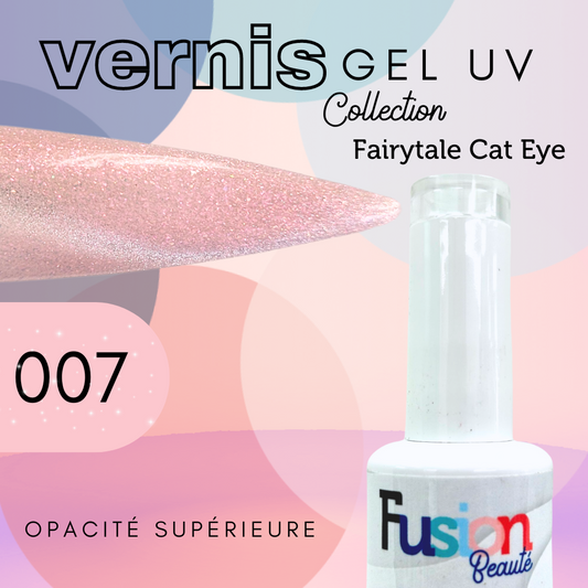 Vernis Gel Uv Fusion Beauté – Fairytale Cat Eye 007