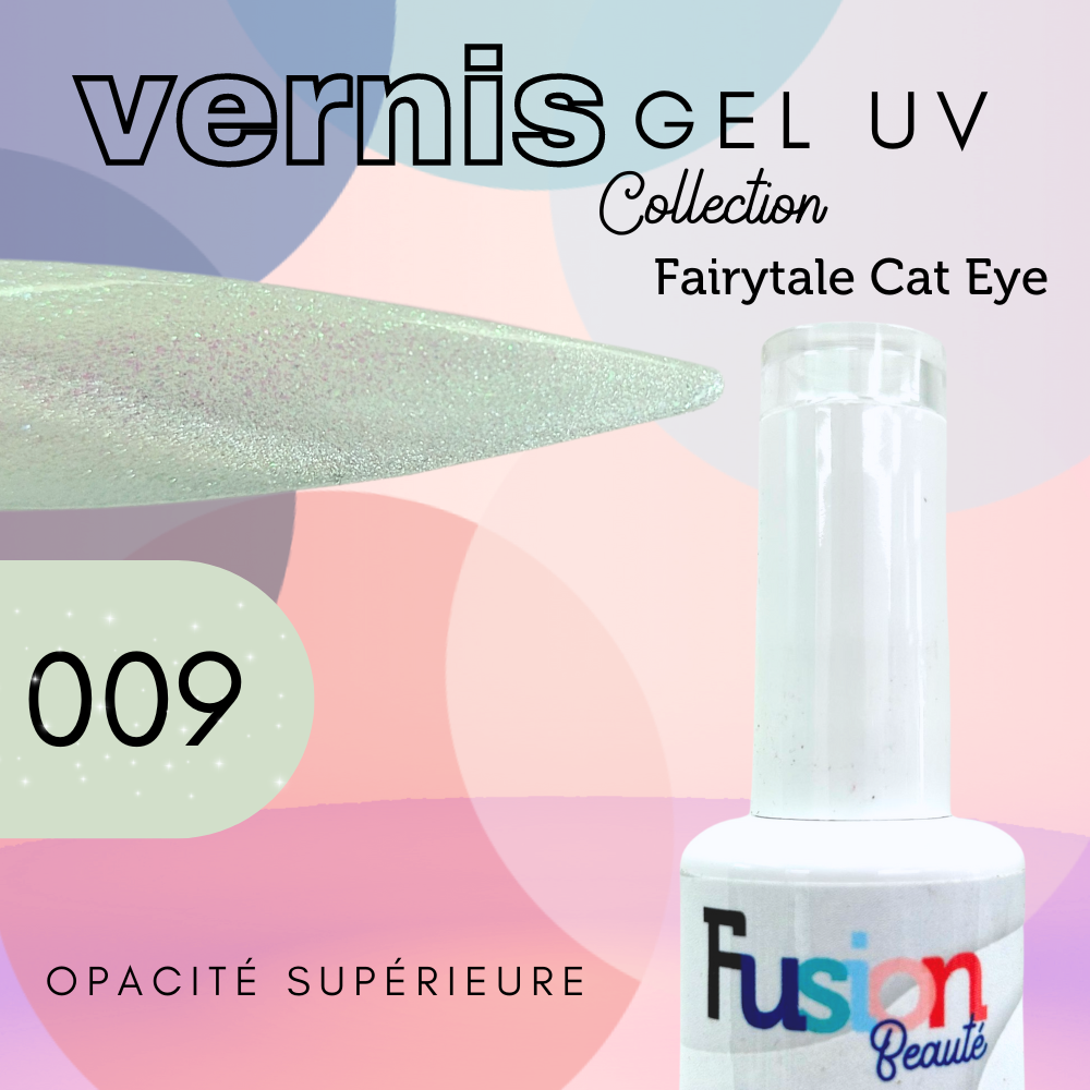 Vernis Gel Uv Fusion Beauté – Fairytale Cat Eye 009