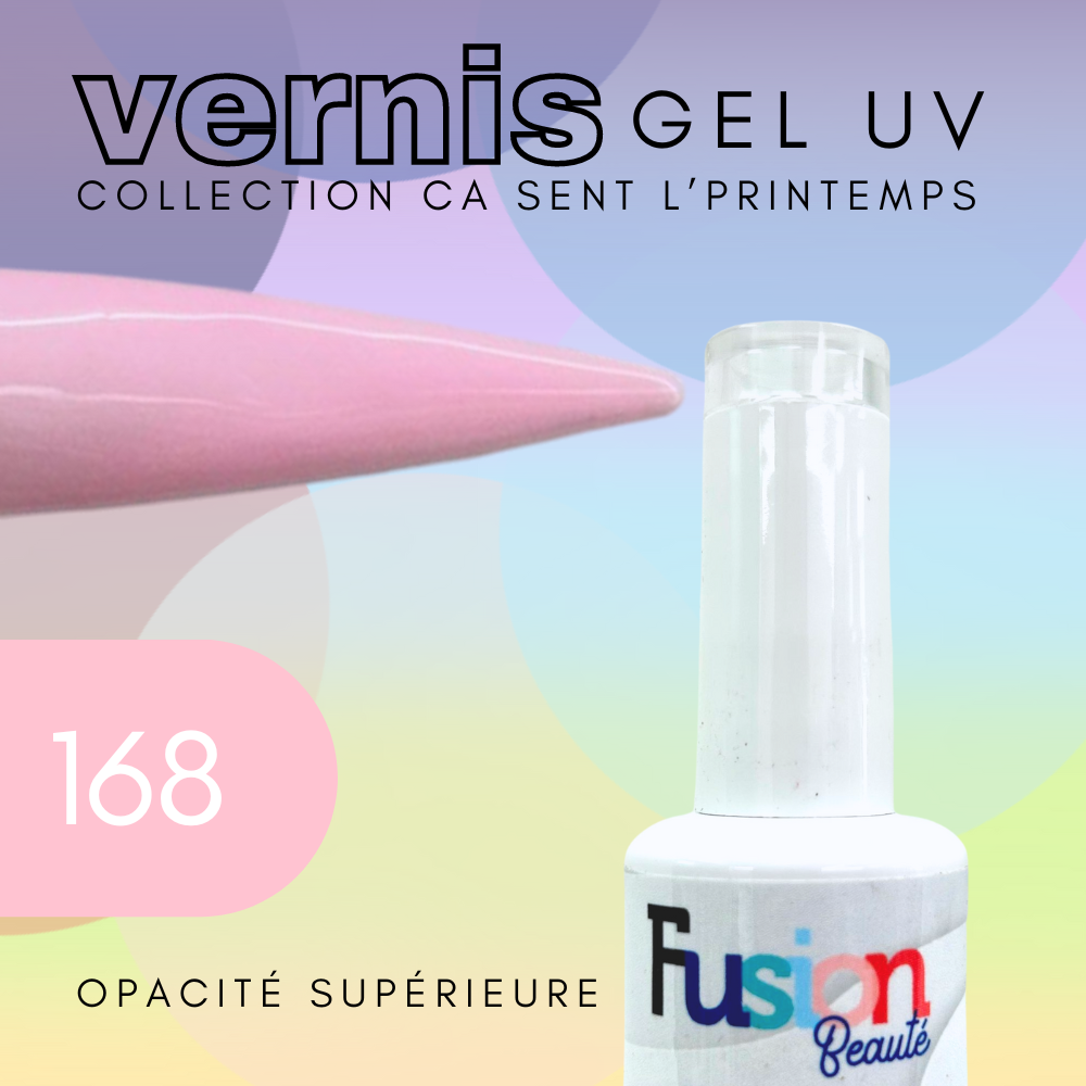 Vernis UV / LED 168 Fusion Beauté