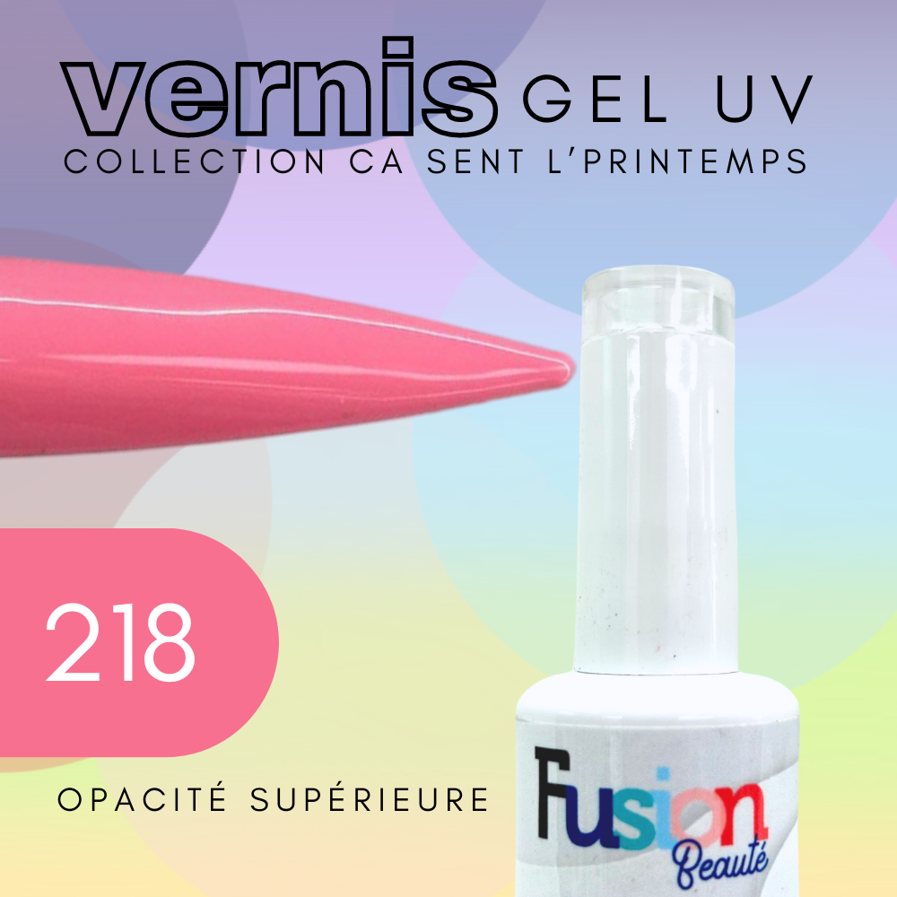 Vernis UV / LED 218 Fusion Beauté