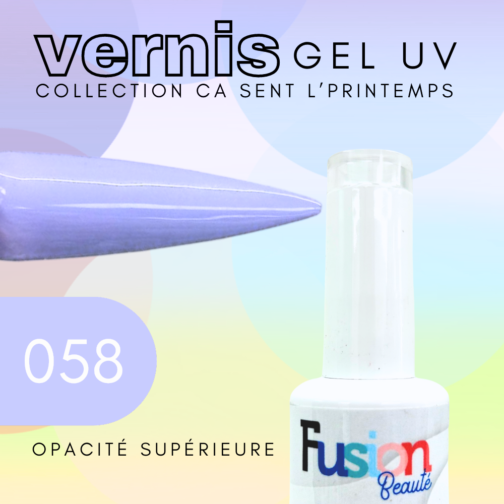 Vernis UV / LED 58 Fusion Beauté